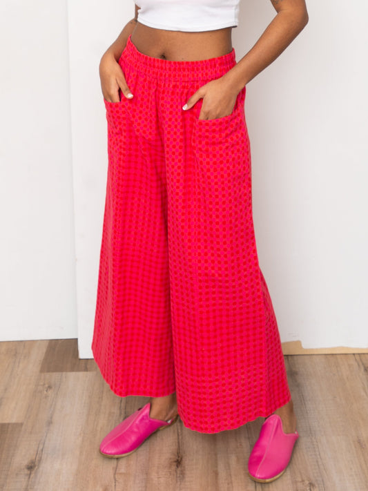 The Nayan Pant ~ Petunia Check
