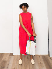 The Anan Gathered Dress ~ Petunia Check