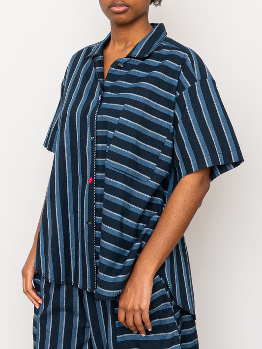 The Manu Shirt ~ Tarmac Stripe