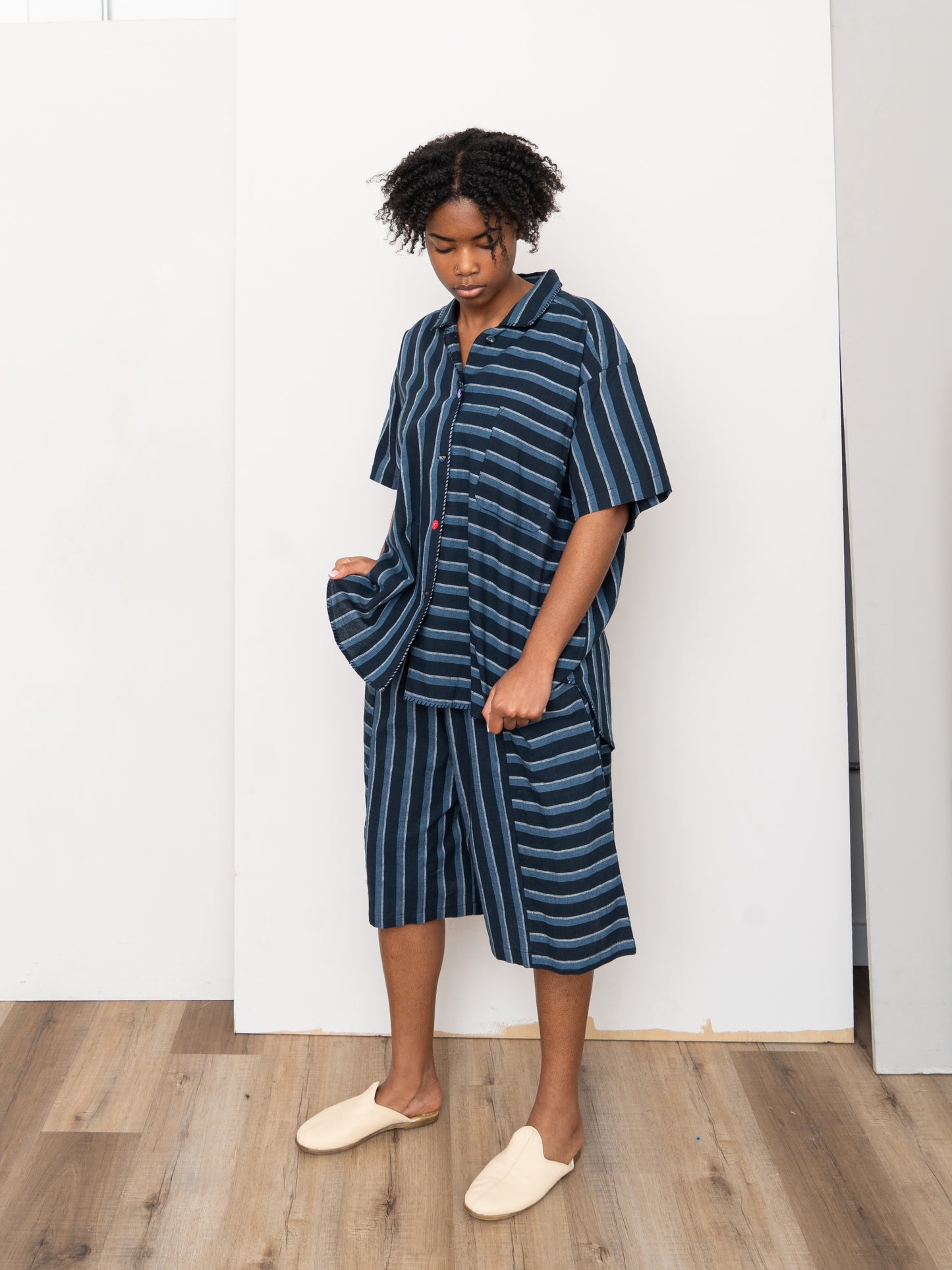 The Manu Shirt ~ Tarmac Stripe
