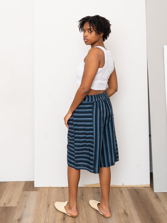 The Nayan Short  ~ Tarmac Stripe