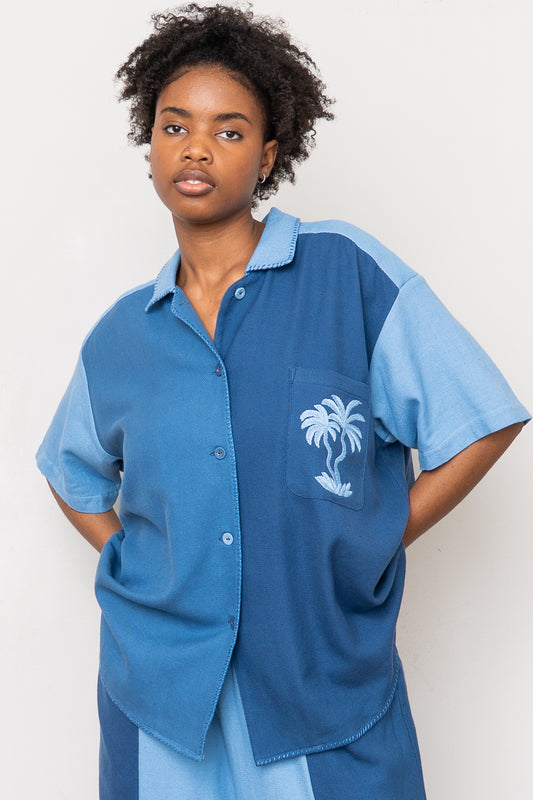 The Manu Shirt ~ Indigo Multi