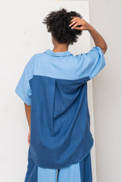 The Manu Shirt ~ Indigo Multi
