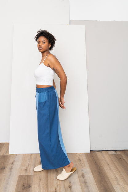 The Nayan Pant~ Indigo Multi