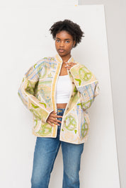 The Ladhiya Suzani Quilted Kantha Jacket