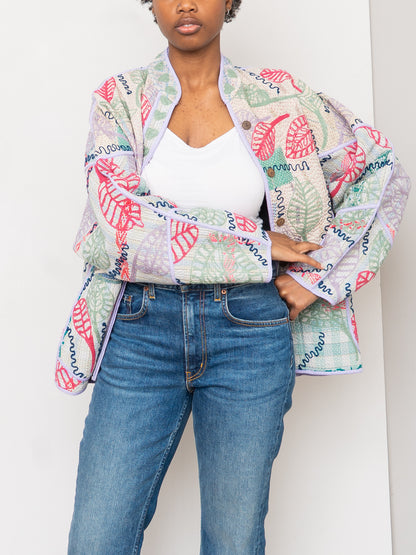 The Ladhiya Suzani Quilted Kantha Jacket