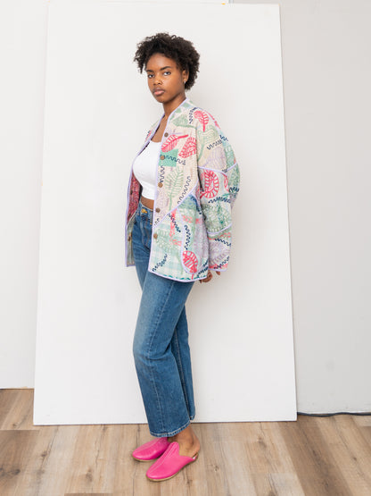 The Ladhiya Suzani Quilted Kantha Jacket