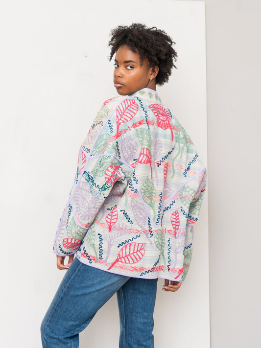 The Ladhiya Suzani Quilted Kantha Jacket