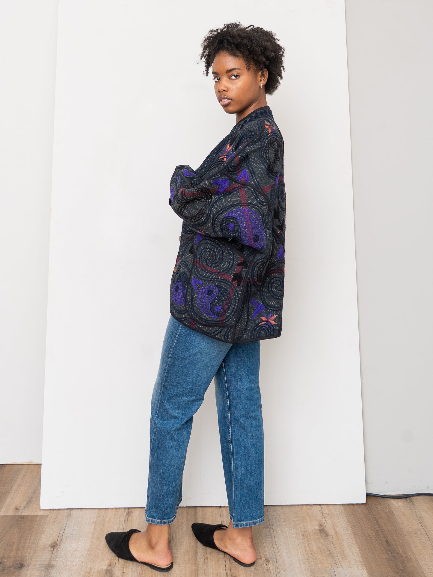 The Ladhiya Suzani Quilted Kantha Jacket
