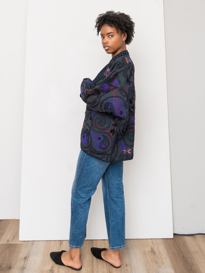 The Ladhiya Suzani Quilted Kantha Jacket