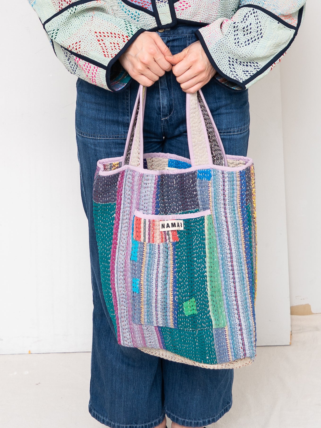 The Xoti II Zero-Waste Quilted Kantha Bag