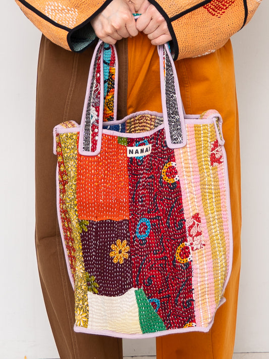 The Xoti II Zero-Waste Quilted Kantha Bag