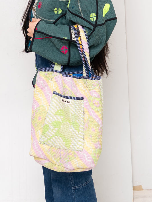 The Xoti II Zero-Waste Quilted Kantha Bag
