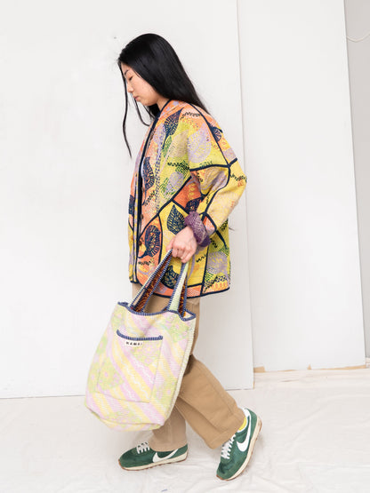 The Ladhiya Suzani Quilted Kantha Jacket