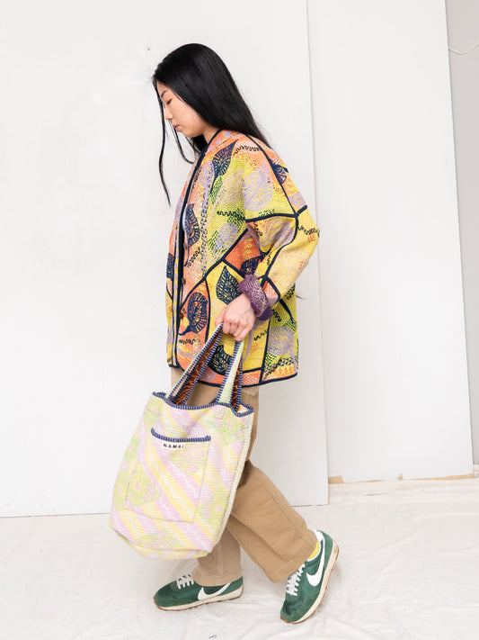 The Ladhiya Suzani Quilted Kantha Jacket
