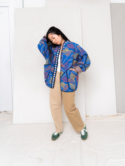 The Ladhiya Suzani Quilted Kantha Jacket
