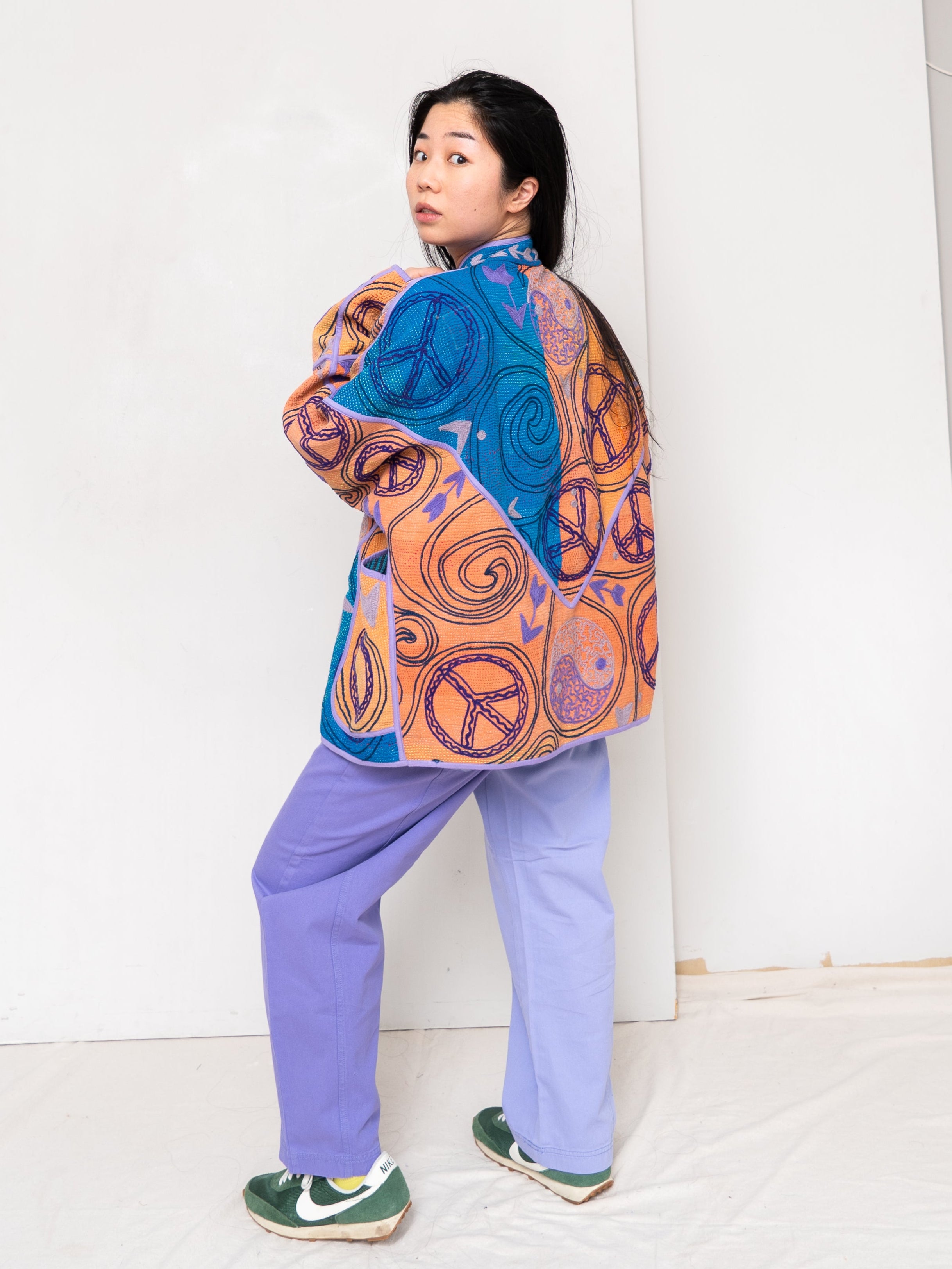 The Ladhiya Suzani Quilted Kantha Jacket