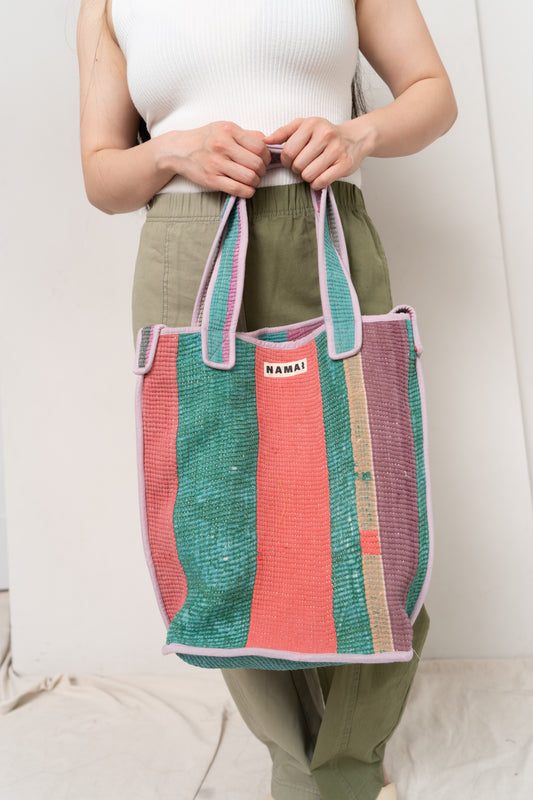 The Xoti II Zero-Waste Quilted Kantha Bag