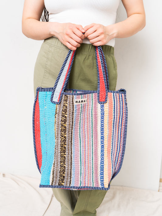 The Xoti II Zero-Waste Quilted Kantha Bag
