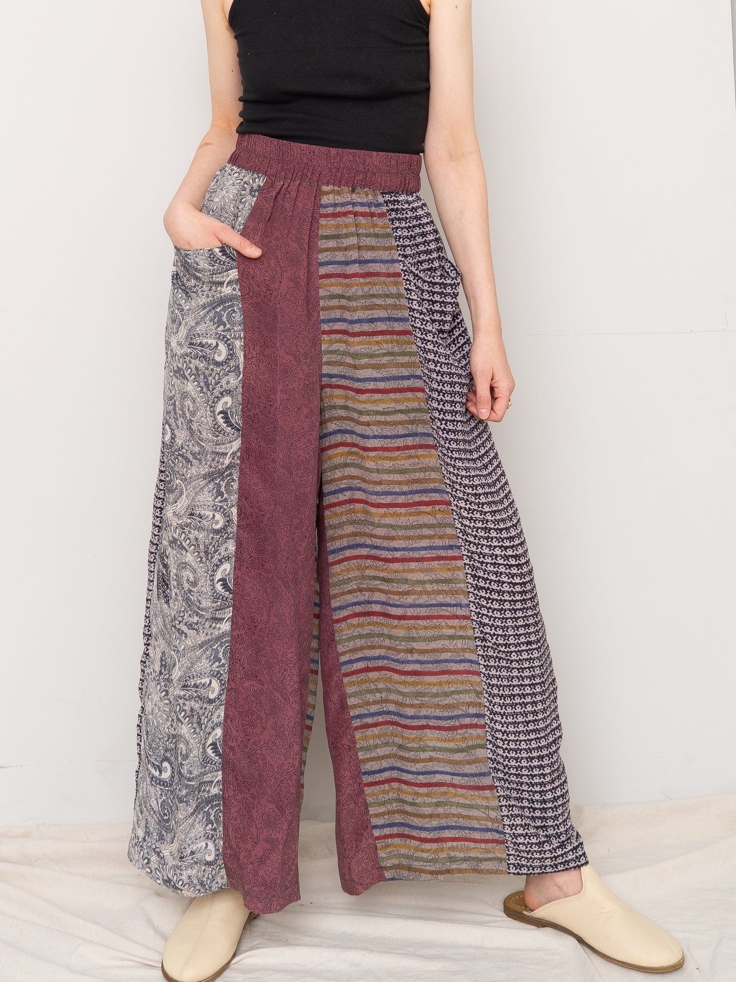 The Nayan Pant - Small - Recycled Silk
