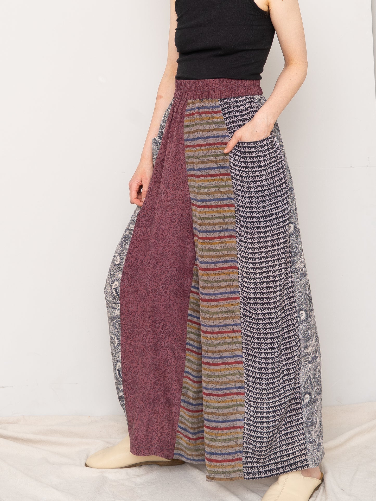 The Nayan Pant - Small - Recycled Silk