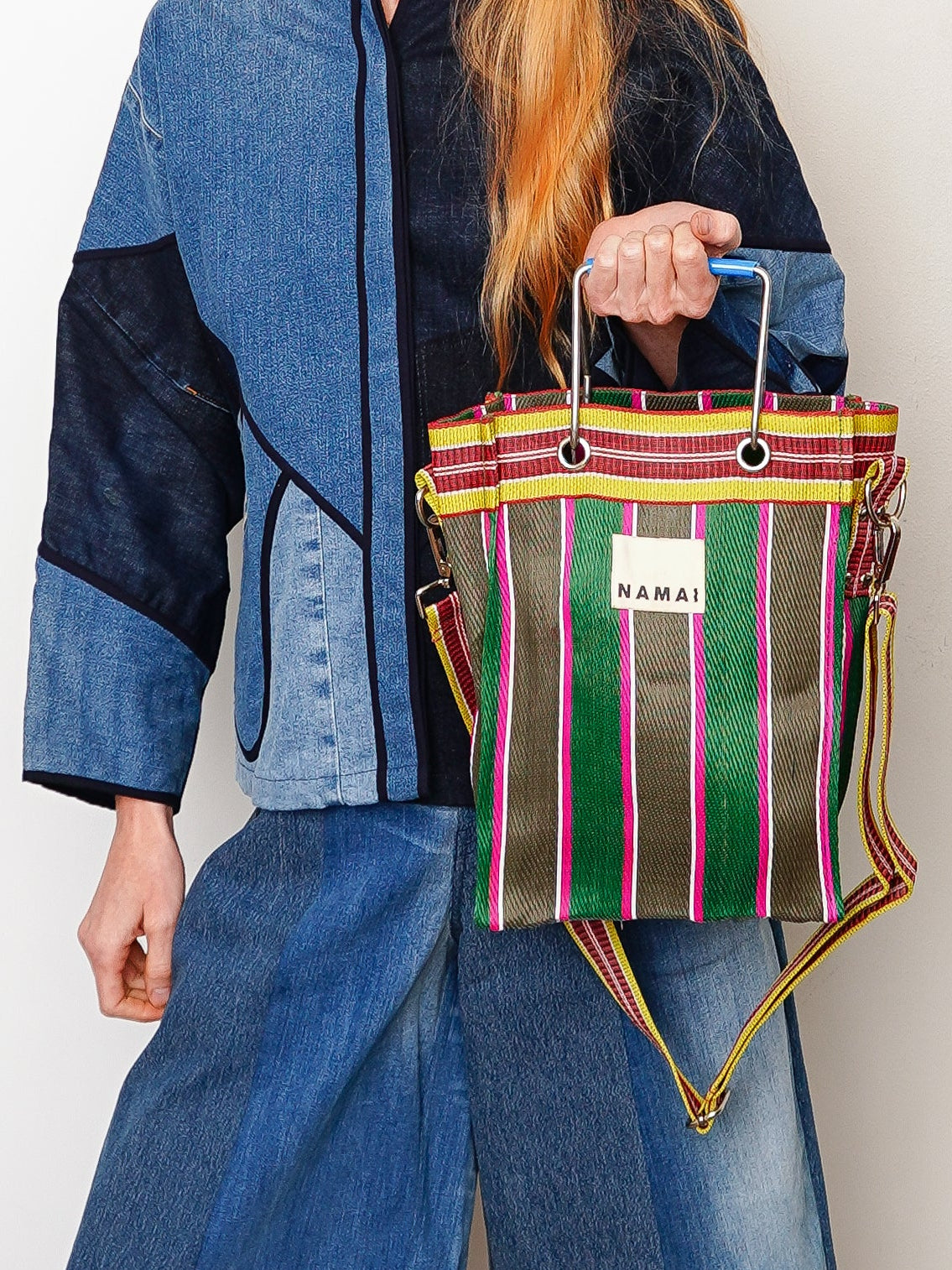 The Goa Mini Market Recycled Nylon Tote Bag - Midnight Plum