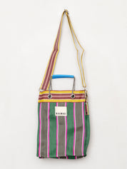 The Goa Mini Market Recycled Nylon Tote Bag - Midnight Plum