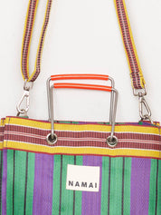 The Goa Market Recycled Nylon Tote Bag- Grape Verde