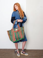 The Goa Recycled Nylon Travel Tote - Midnight Plum