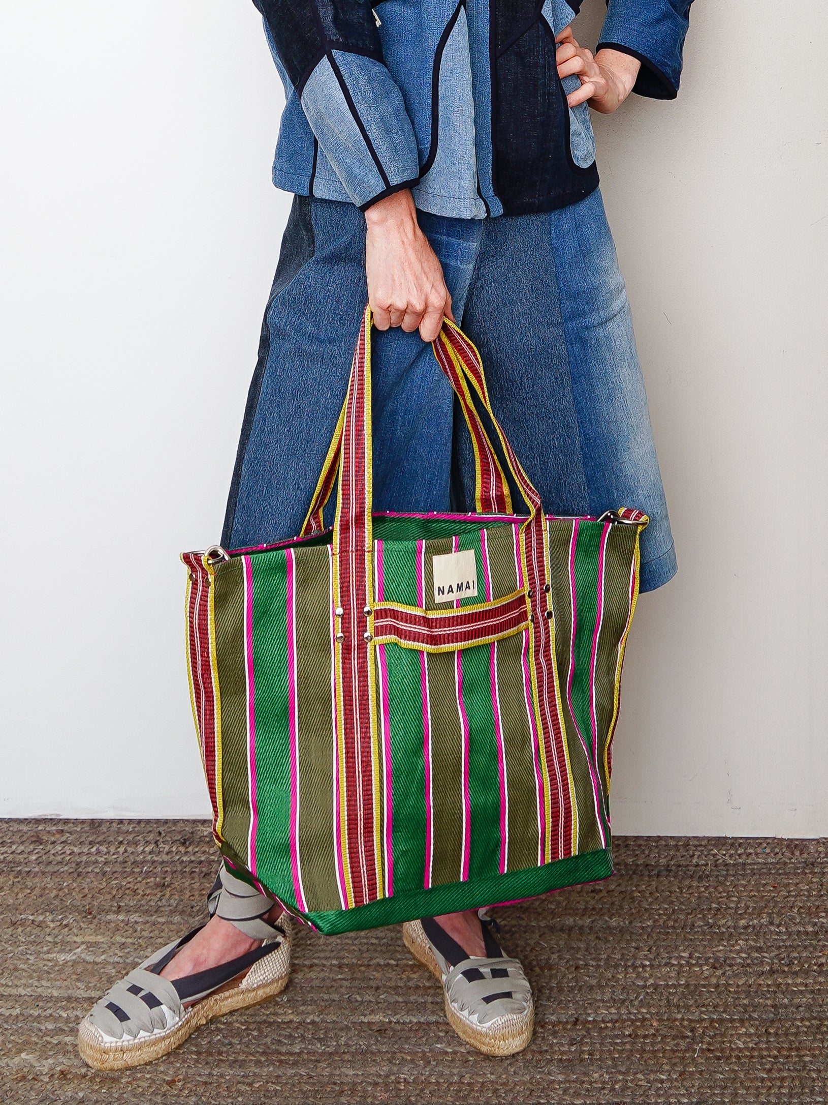 The Goa Recycled Nylon Travel Tote - Midnight Plum