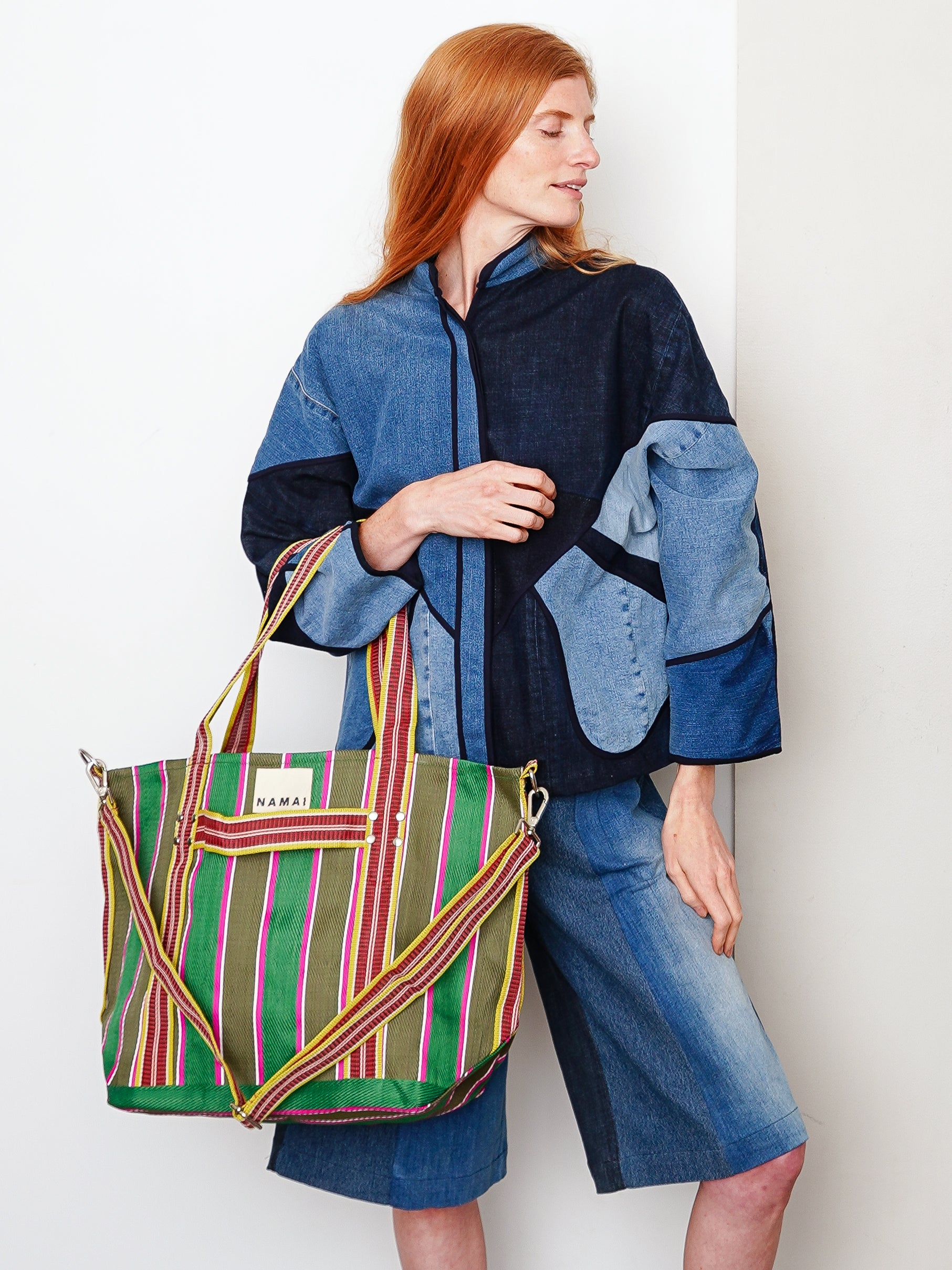 The Goa Recycled Nylon Travel Tote - Midnight Plum