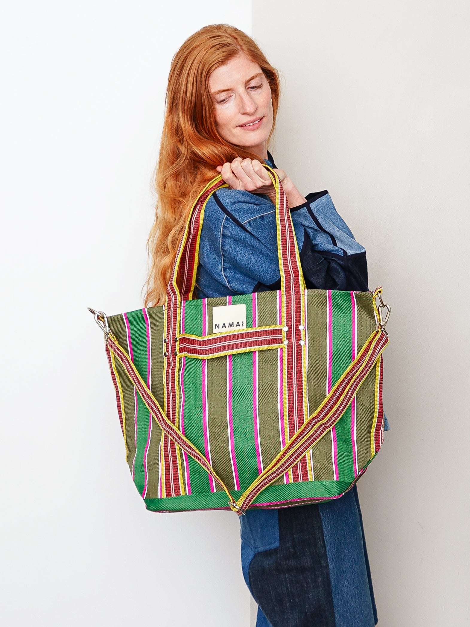 The Goa Recycled Nylon Travel Tote - Midnight Plum