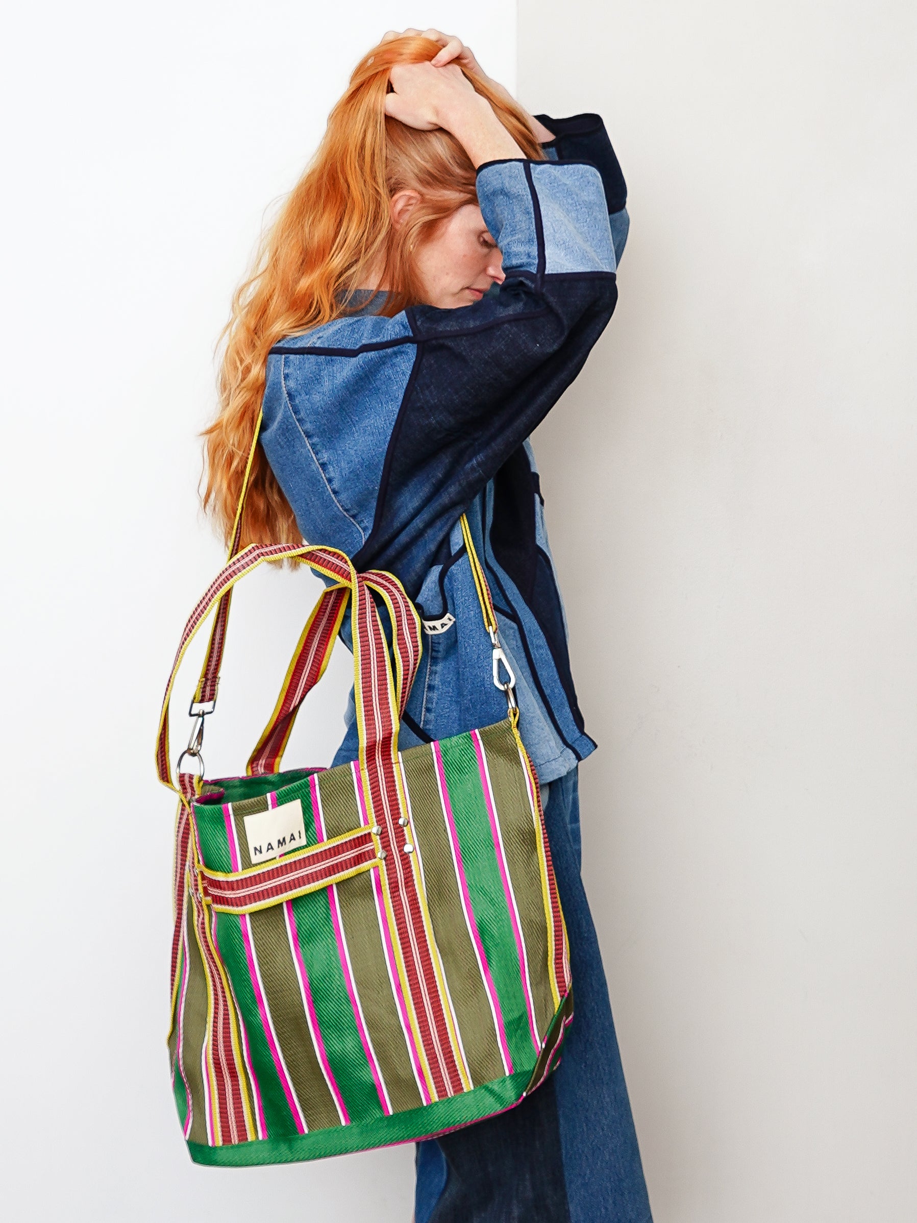 The Goa Recycled Nylon Travel Tote - Midnight Plum