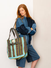 The Goa Recycled Nylon Travel Tote - Pool Boy