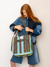 The Goa Recycled Nylon Travel Tote - Pool Boy