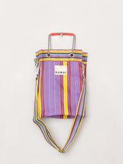 The Goa Mini Market Recycled Nylon Tote Bag - Candy Stripe