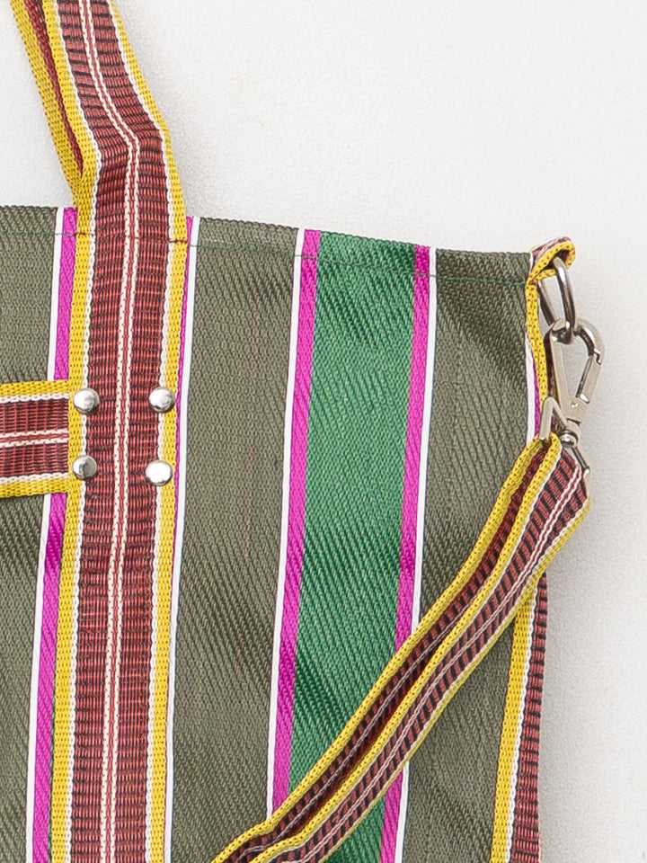 The Goa Recycled Nylon Travel Tote - Midnight Plum