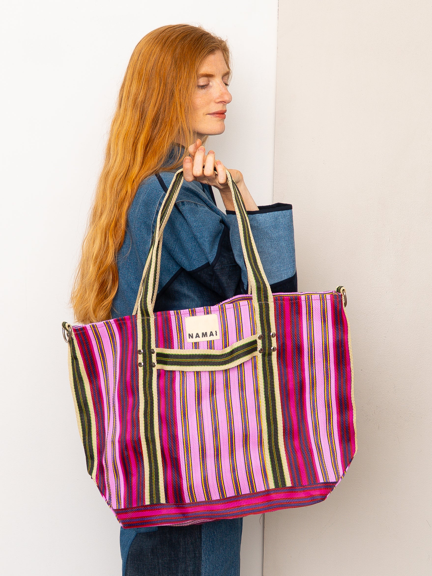 The Goa Recycled Nylon Travel Tote - Tulip Bud