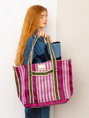 The Goa Recycled Nylon Travel Tote - Tulip Bud