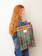 The Goa Market Recycled Nylon Tote Bag - Midnight Plum