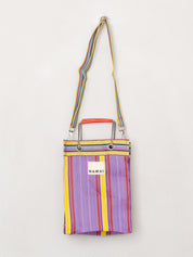 The Goa Mini Market Recycled Nylon Tote Bag - Candy Stripe