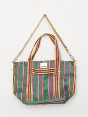 The Goa Recycled Nylon Travel Tote - Midnight Plum