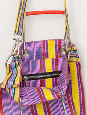 The Goa Mini Market Recycled Nylon Tote Bag - Candy Stripe