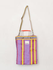 The Goa Market Recycled Nylon Tote Bag - Candy Stripe