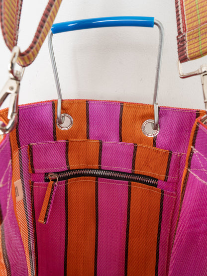 The Goa Market Recycled Nylon Tote Bag- Melon Pop