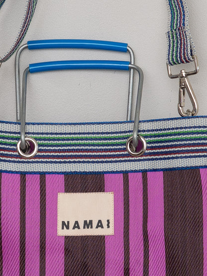 The Goa Market Recycled Nylon Tote Bag- Berry Ripple