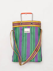 The Goa Market Recycled Nylon Tote Bag- Grape Verde