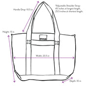 The Goa Recycled Nylon Travel Tote - Tulip Bud