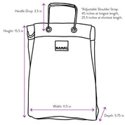 The Goa Market Recycled Nylon Tote Bag- Melon Pop