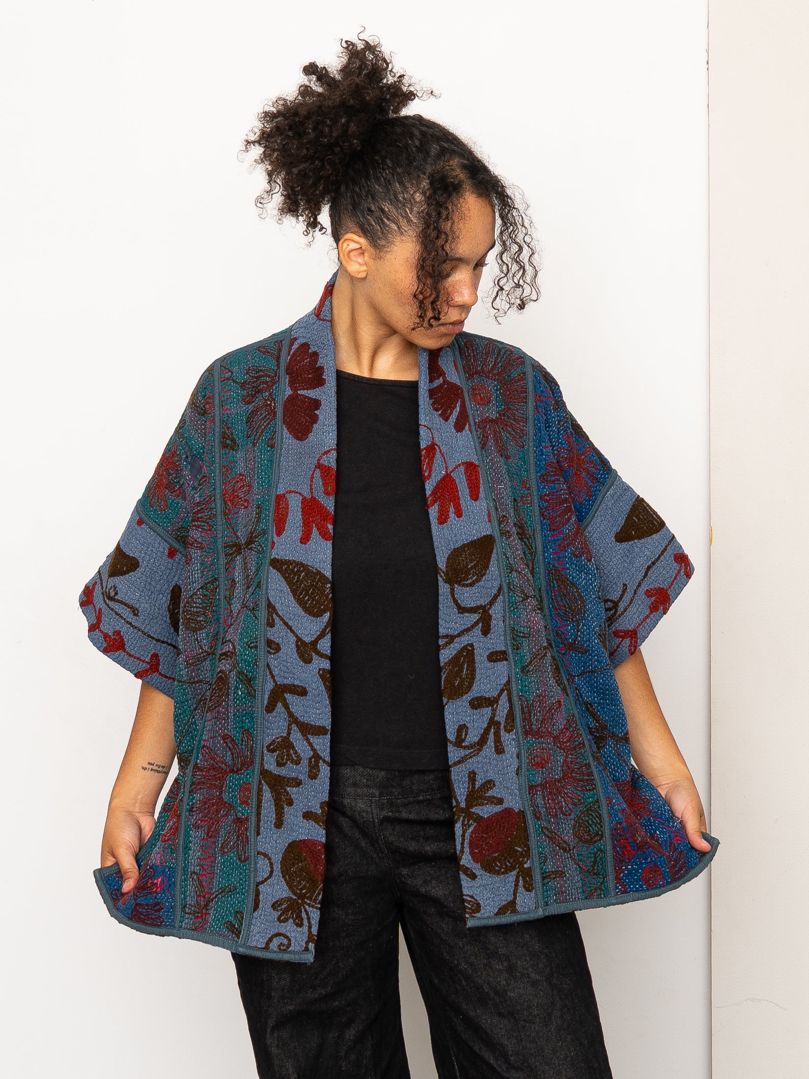 The Gita Short Sleeve Quilted Jacket